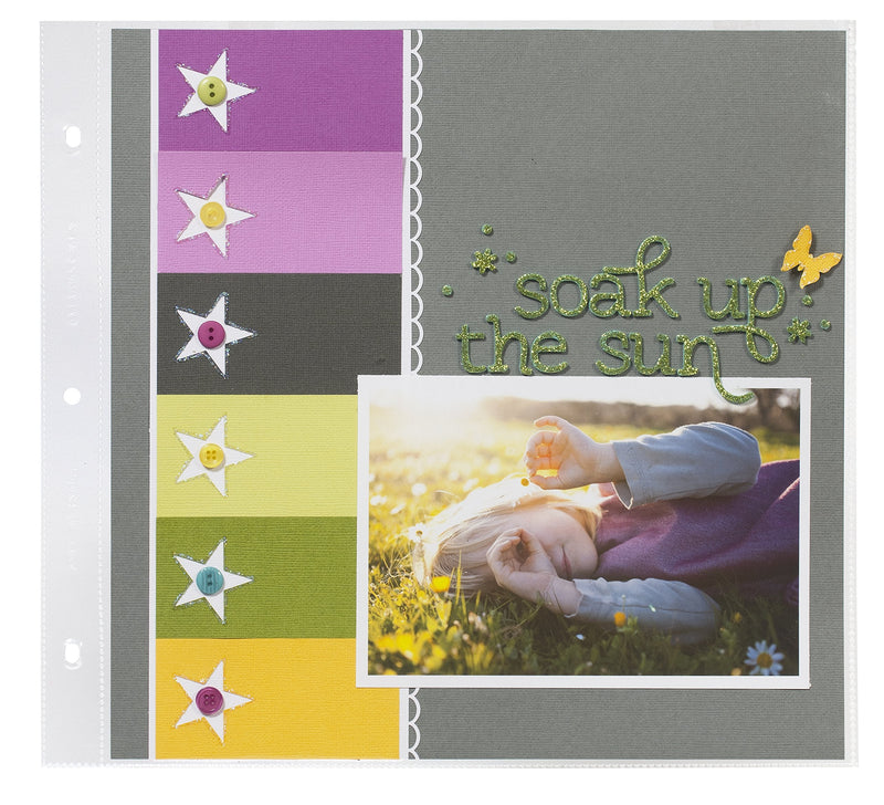 12 x 12-inch 3-Ring Album Page Protectors by We R Memory Keepers, 10 pack - NewNest Australia