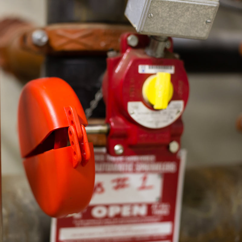 Lockout Safety Supply 7246 Gate Valve Lockout, 5" - 6.5" Wheel, Red - NewNest Australia