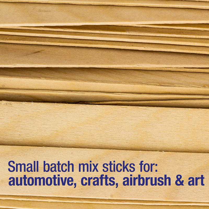 TCP Global Wood Paint Mixing Sticks - 50 Pack - Automotive, Crafts, Airbrush, Art - NewNest Australia