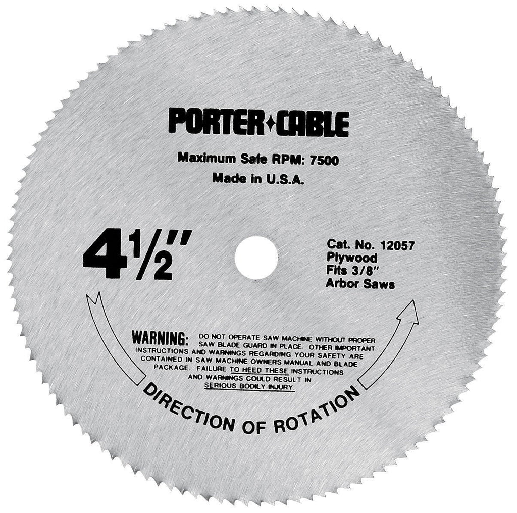 PORTER-CABLE 4-1/2-Inch Circular Saw Blade, Plywood Cutting, 120-Tooth (12057) Original Version - NewNest Australia
