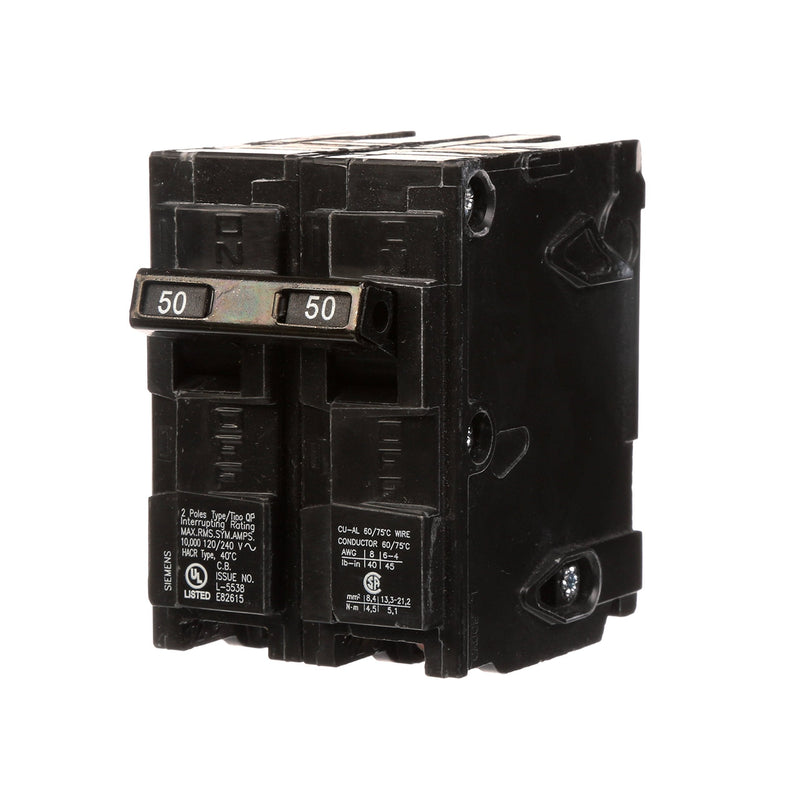 Q250 50-Amp Double Pole Type QP Circuit Breaker 60 Amp - NewNest Australia