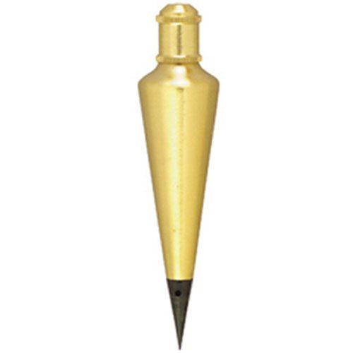 Johnson Level & Tool 108 Plumb Bob, 8 oz., Brass Finish, 1 Pack 8 Ounce - NewNest Australia