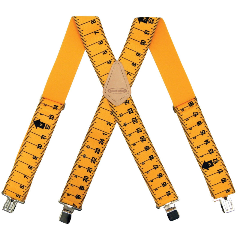 McGuire-Nicholas 2-Inch Wide Ruler Suspenders, One Size Fits All - NewNest Australia