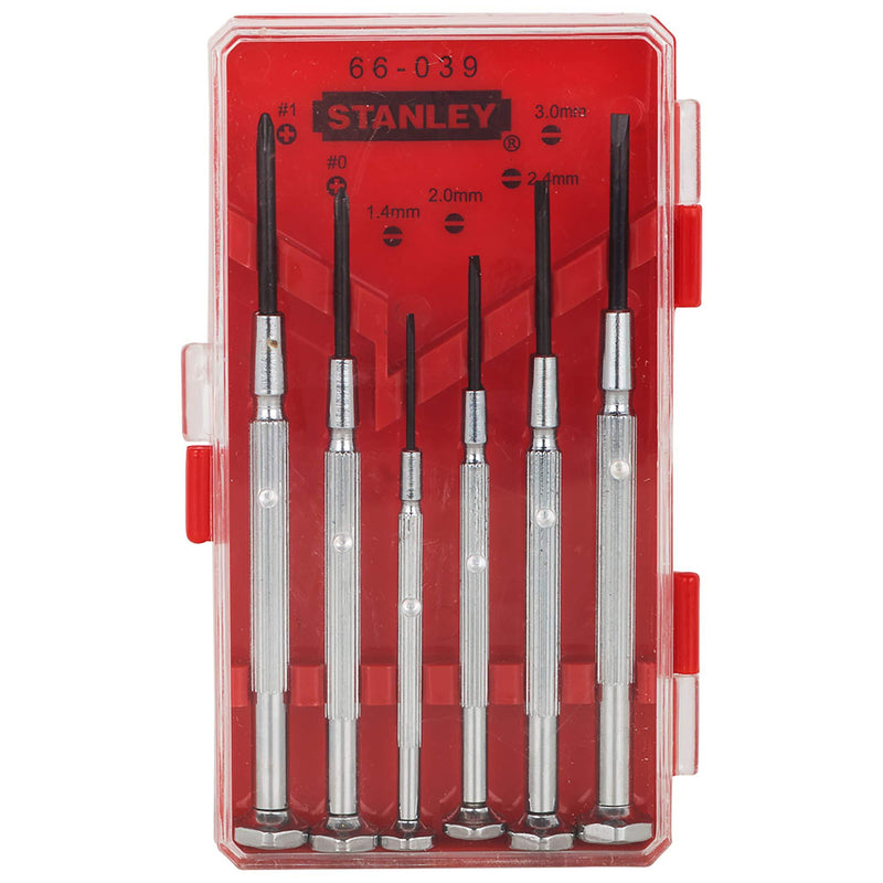 STANLEY Screwdriver Set, Jewellers Precision, 6-Piece (66-039) - NewNest Australia