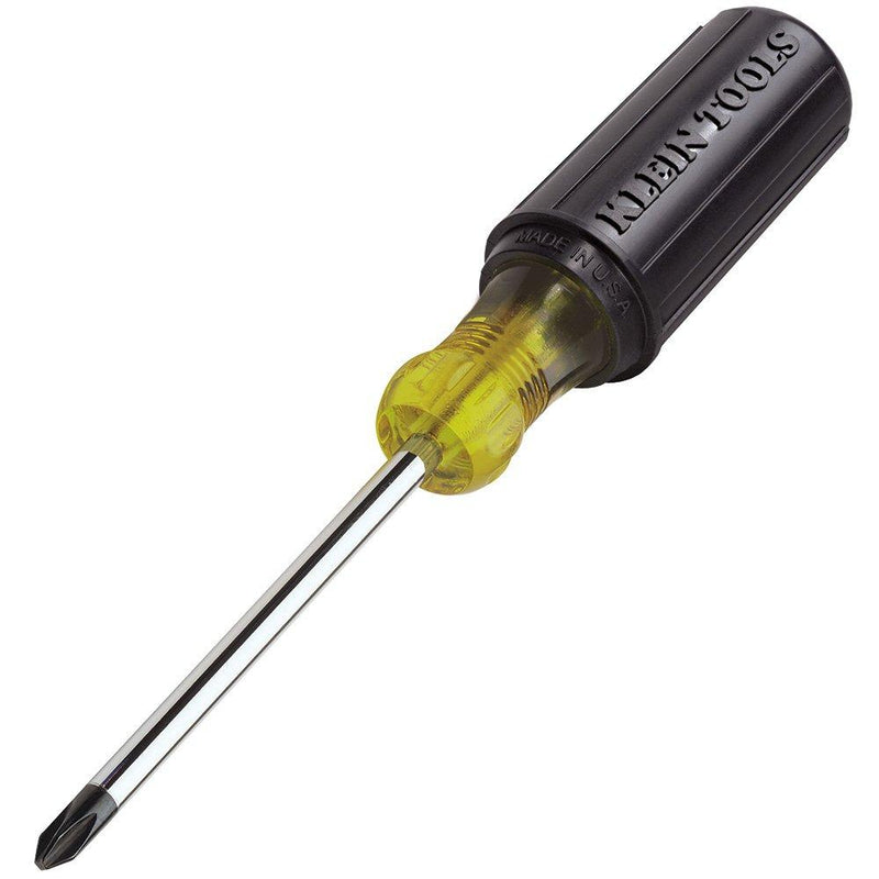 Klein Tools 603-4 Screwdriver, #2 Phillips Tip that is Precision Machined, with Cushion Grip, 8-Inch 4'' - NewNest Australia