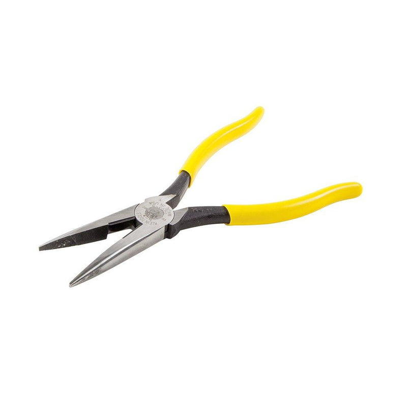 Klein Tools D203-8 Linemans Pliers, Needle Nose Side Cutters, 8-Inch Alligator Pliers with Extended Handle Side Cutting - NewNest Australia