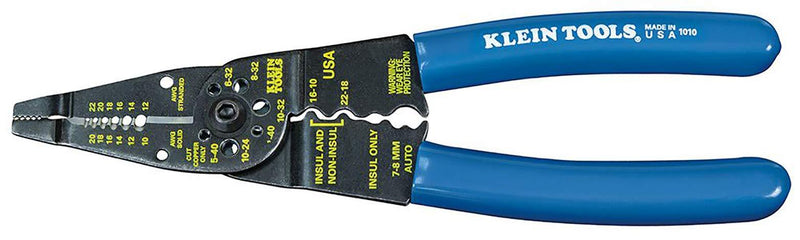Klein Tools 1010 Multi Tool Long Nose Wire Cutter, Wire Crimper, Stripper and Bolt Cutter Multi-Purpose Electrician Tool, 8-Inch Long - NewNest Australia