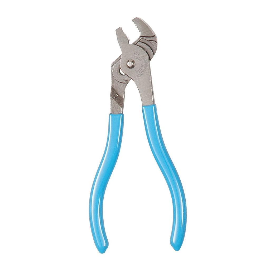 CHANNELLOCK 424 Straight Jaw Tongue & Groove Pliers, 4.5-inch | 1/2-inch Jaw Capacity | 3 Adjustments | Forged High-Carbon U.S. Steel | 90° Teeth Grip in Both Directions | Made in USA, Polished Steel - NewNest Australia