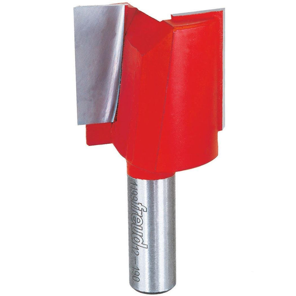 Freud 1-1/2" (Dia.) Double Flute Straight Bit with 1/2" Shank (12-190),Red - NewNest Australia