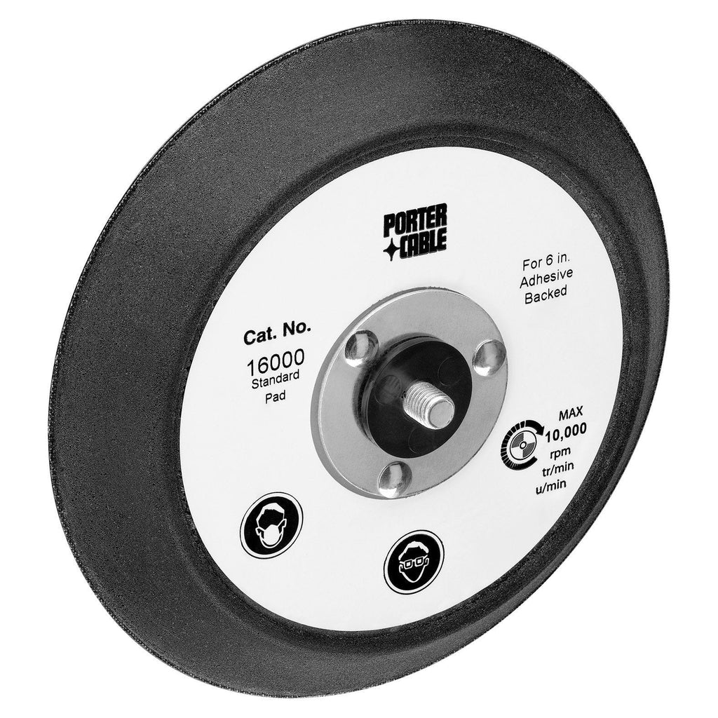 PORTER-CABLE 16000 6 In Standard Pad for 7336 and 97366 Random Orbit Sander - NewNest Australia