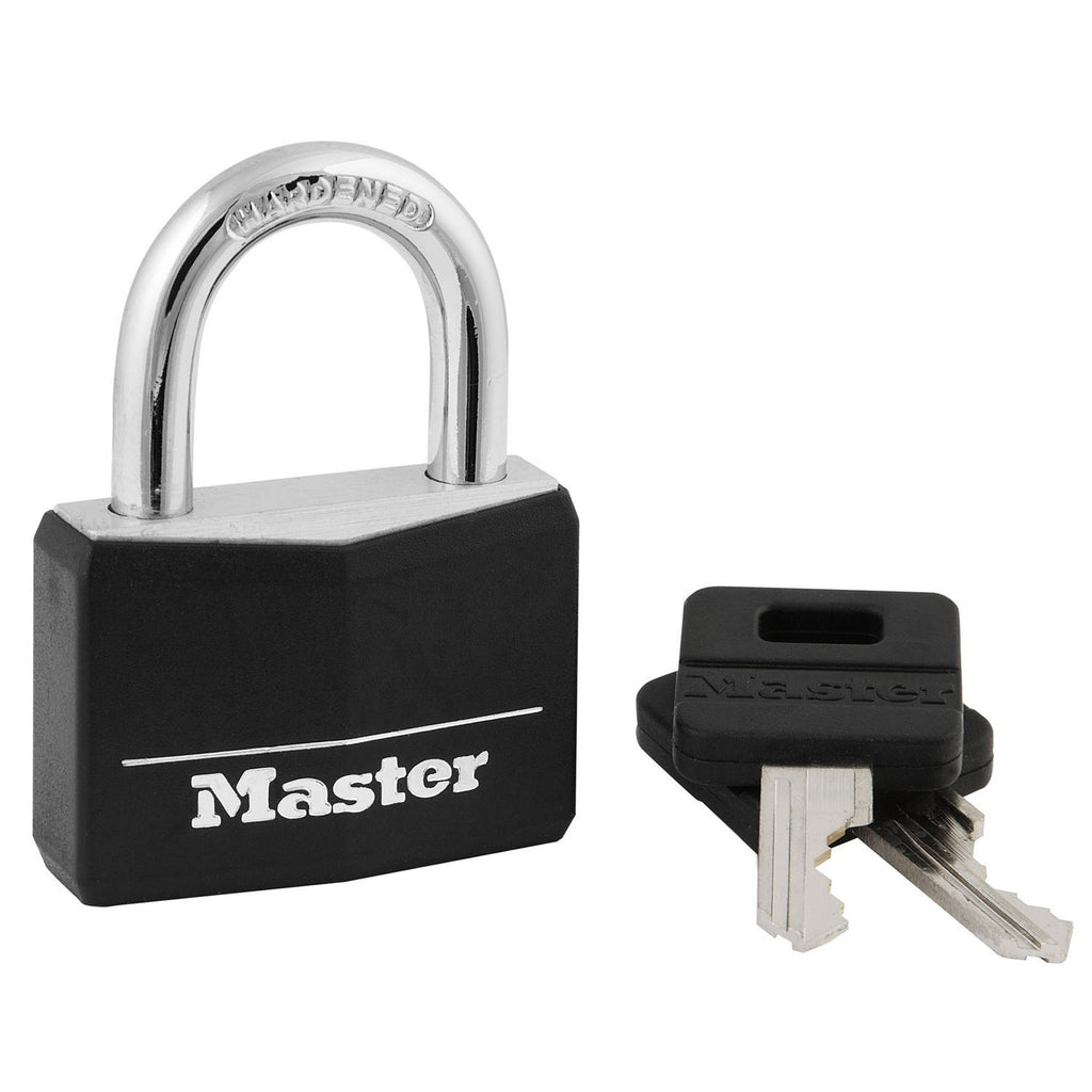 Master Lock 141D Covered Aluminum Keyed Padlock, 1 Pack, Black - NewNest Australia