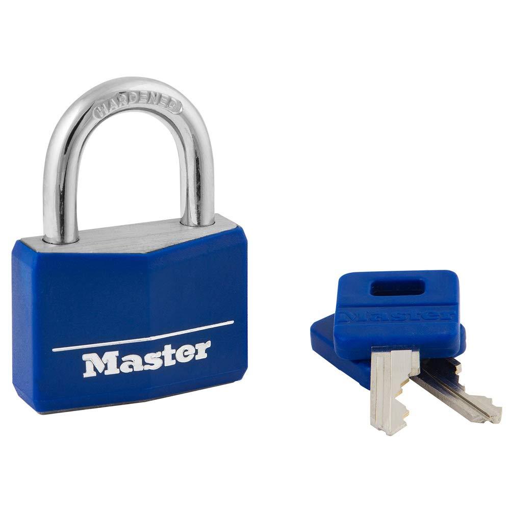 Master Lock 142DCM Covered Aluminum Keyed Padlock, 1-Pack, Blue - NewNest Australia