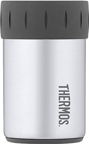 NewNest Australia - Thermos Stainless Steel Beverage Can Insulator for 12 Ounce Can, Stainless Steel 