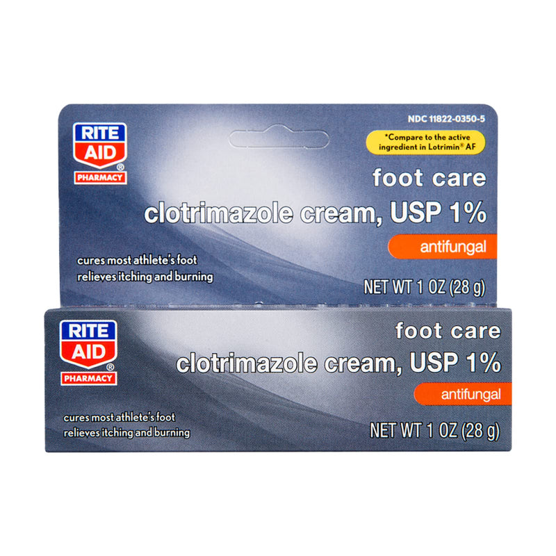 Rite Aid Clotrimazole Anti-fungal Cream, 1% - 1 oz | Treats Athlete's Foot | Jock Itch Cream | Ringworm Cream - NewNest Australia