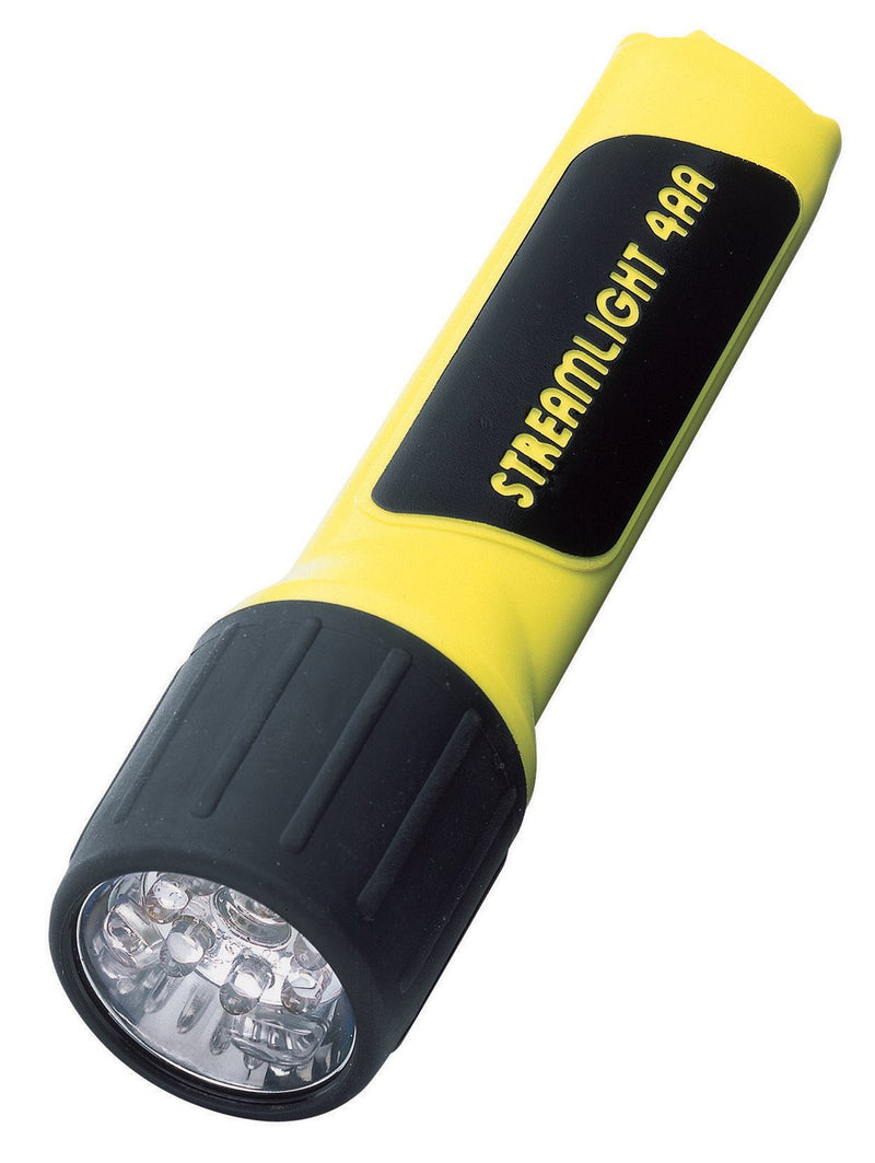 Streamlight 68202 4AA ProPolymer LED, Flashlight with Batteries, Yellow (Clam Pack) - 67 Lumens - NewNest Australia