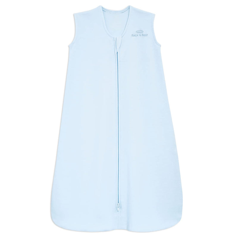 HALO Sleepsack 100% Cotton Wearable Blanket, TOG 0.5, Baby Blue, Large Large (Pack of 1) - NewNest Australia