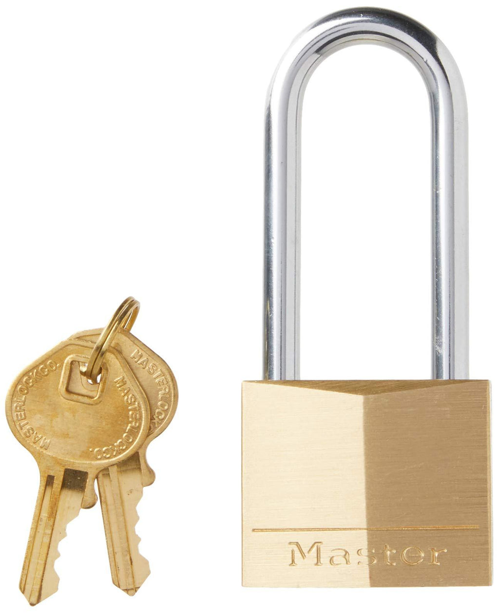 Master Lock 140DLH Padlock, 1 Pack, Bronze/Silver Extra Long Shackle - NewNest Australia