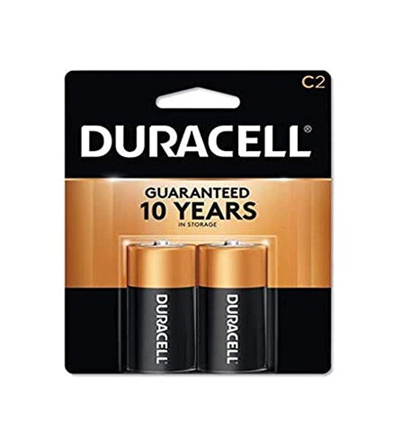 Duracell Copper Top C Duracell Coppertop C Alkaline Batteries 1.5 Volt 2 Each - NewNest Australia