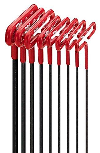 EKLIND 53168 Cushion Grip Hex T-Key allen wrench - 8pc set SAE Inch Sizes 3/32-1/4 (6In shaft) 8-Piece Set (3/32" to 1/4") - NewNest Australia