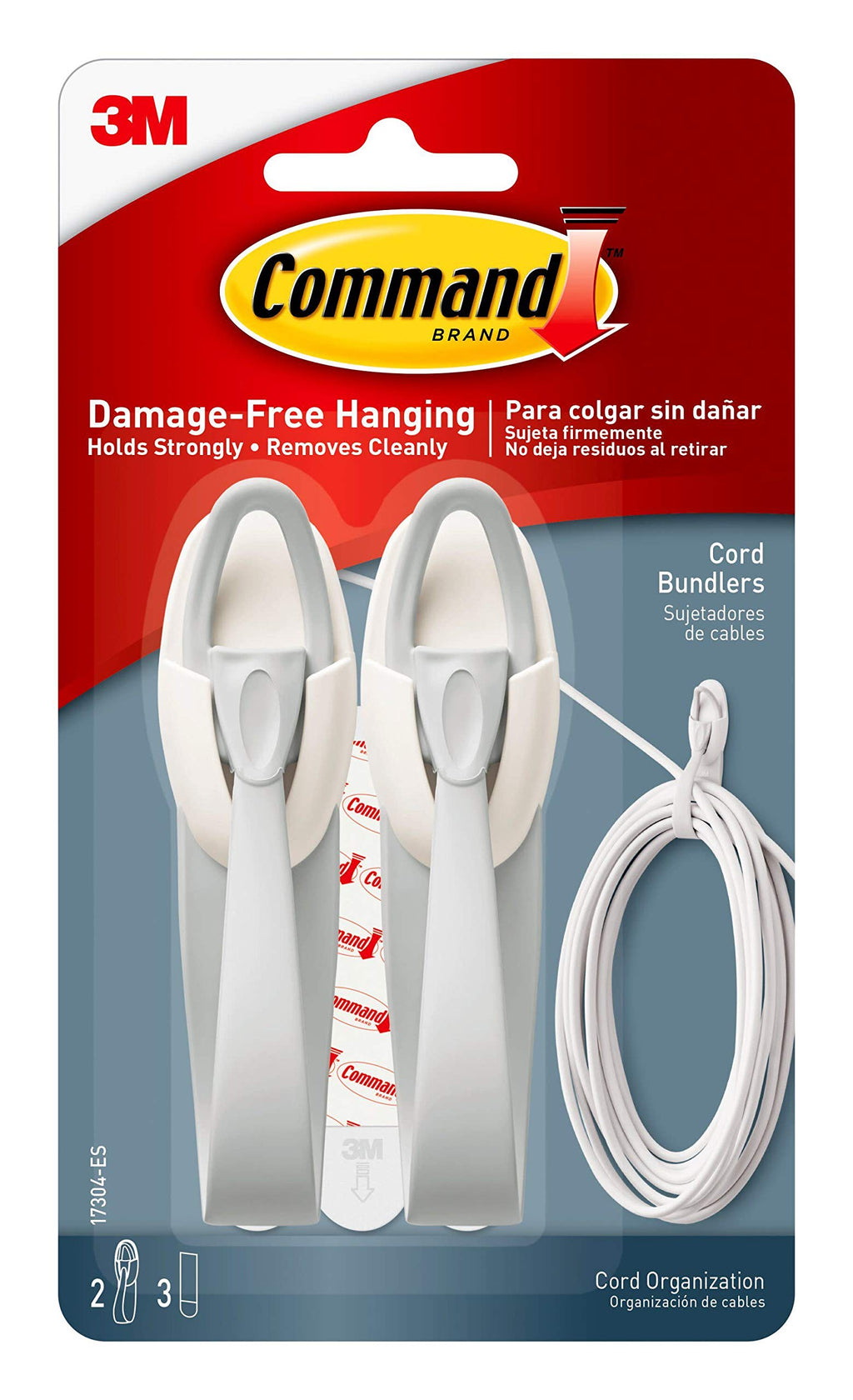 Command Cord Bundlers, Cord Organizer, 2-Bundlers (17304-ES) 2 Bundlers - NewNest Australia