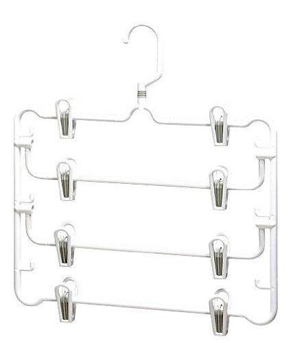 NewNest Australia - Whitmor Plastic 4 Tier Skirt Hanger 