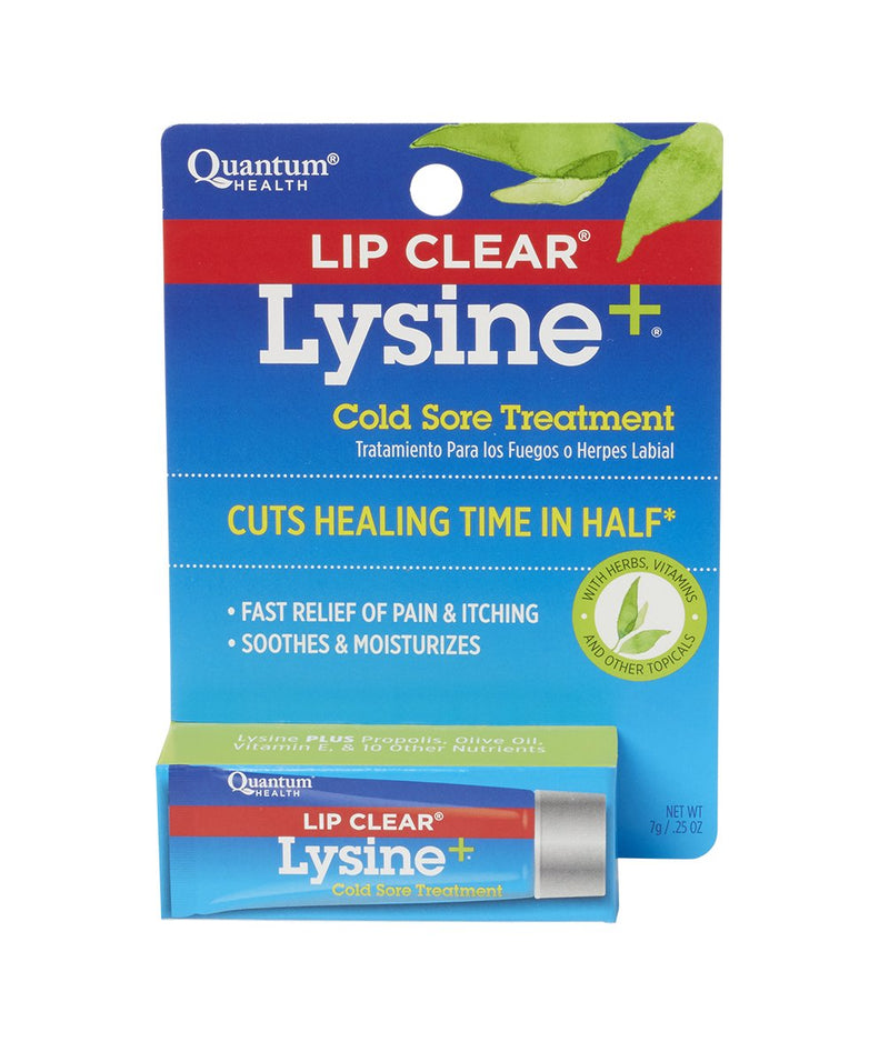 Quantum Health Lip Clear Lysine+ Core Sore Treatment Ointment, Transparent, 0.25 Ounce 0.25 Ounce (Pack of 1) - NewNest Australia