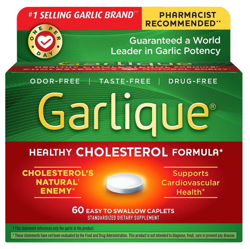Garlique Caplets 60 Tablets (60 Count (Pack of 1)) 60 Count (Pack of 1) - NewNest Australia
