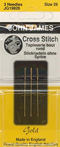 Colonial Needle John James Gold Tapestry Hand Needles, Size 26 3/Pkg - NewNest Australia