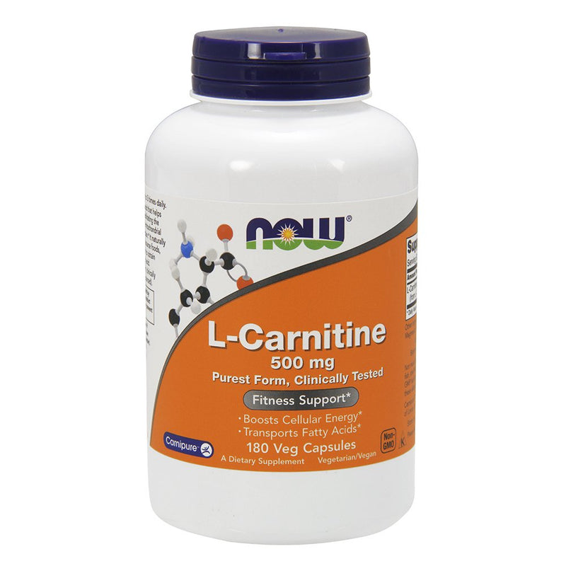 Now Foods L-Carnitine 500 mg 180 Capsules - NewNest Australia