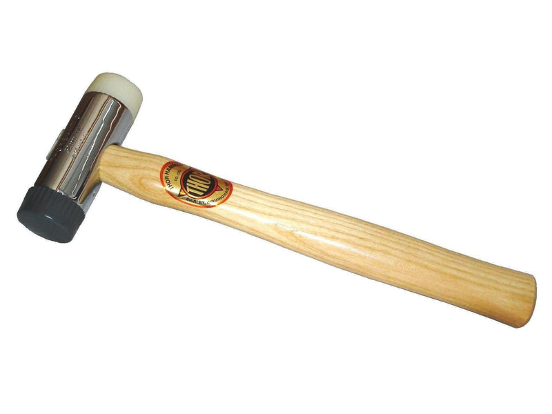 Thor - 712R Soft And Hard Faced Hammer Wood Handle 650G - NewNest Australia