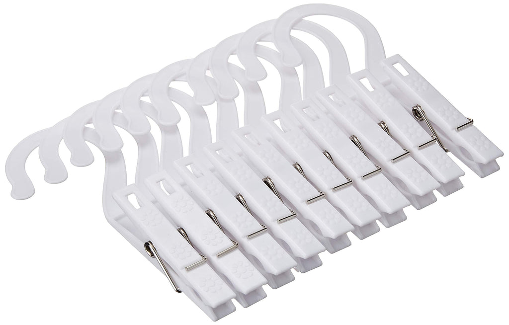 NewNest Australia - Fox Run Laundry Hooks, 0.25 x 2.25 x 5.25 inches, White 