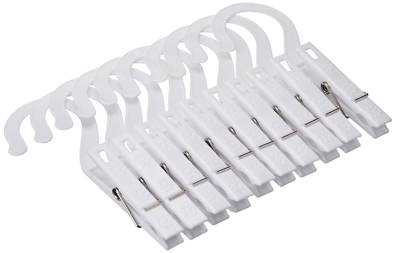 NewNest Australia - Fox Run Laundry Hooks, 0.25 x 2.25 x 5.25 inches, White 