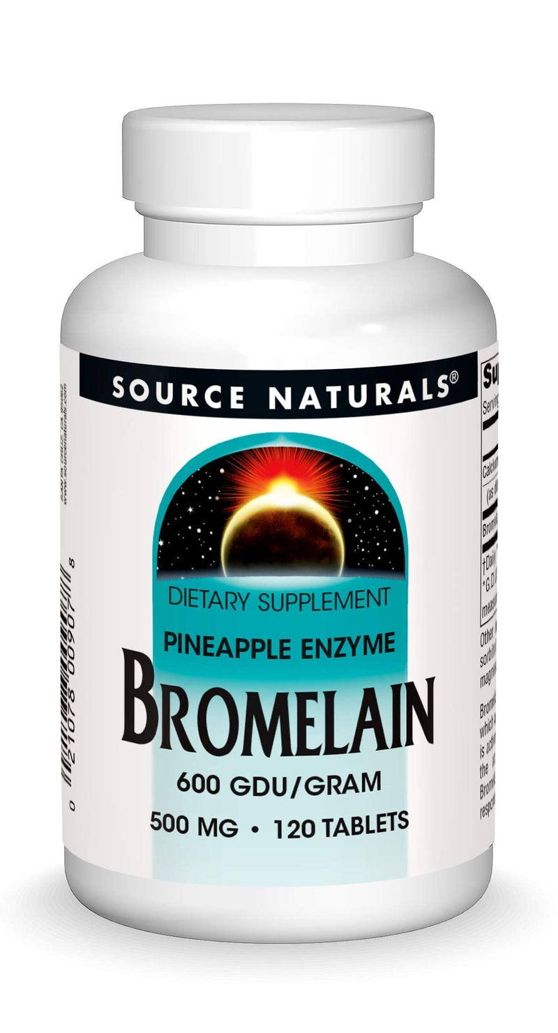 Source Naturals Bromelain 500mg Proteolytic Enzyme Supplement - 120 Tablets - NewNest Australia