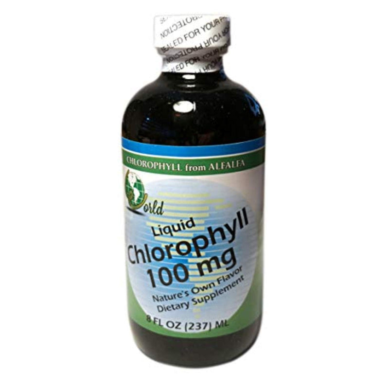 World Organic - Chlorophyll Liquid 100mg, 8 oz liquid - NewNest Australia