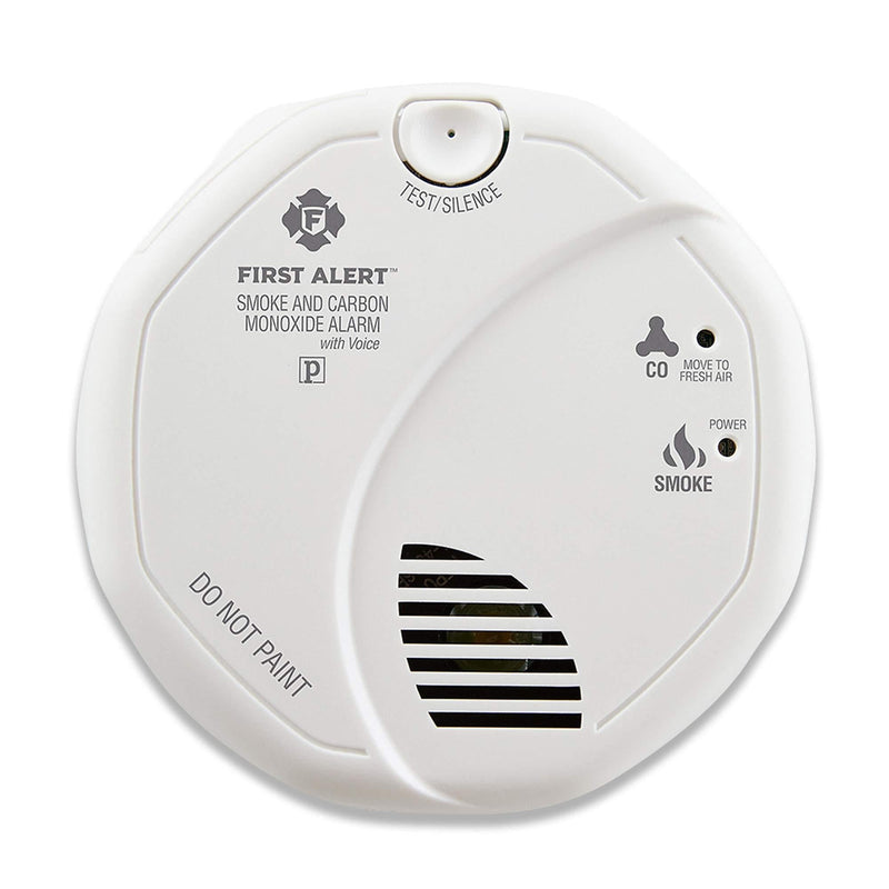 First Alert SCO7CN Combination Smoke and Carbon Monoxide Detector with Voice and Location, Battery Operated Battery Powered with Voice Location 1 Pack - NewNest Australia