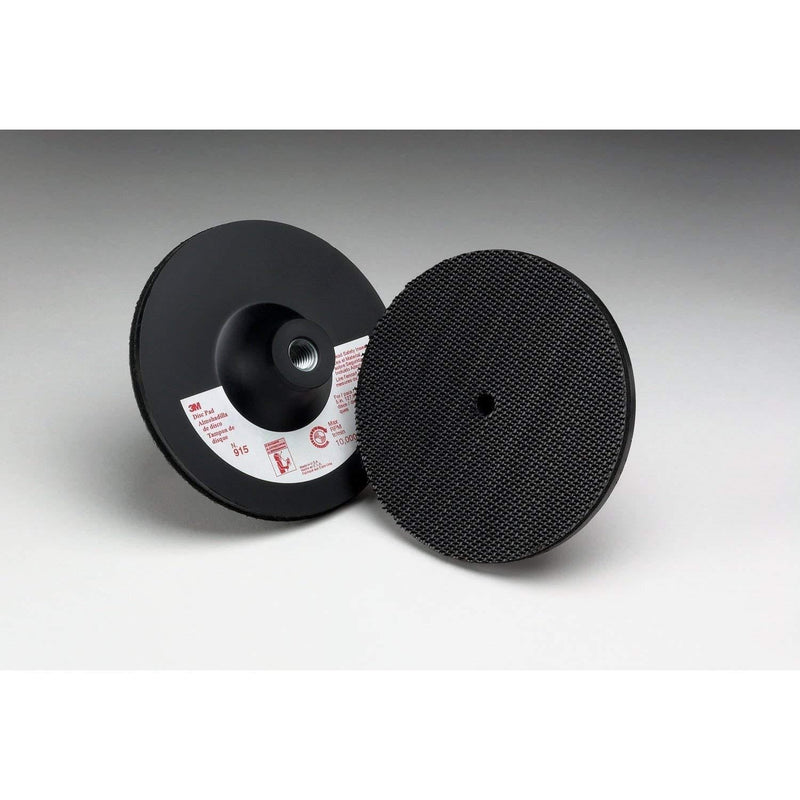 3M Disc Pad Holder - For Metal Grinding, Finishing, Surface Preparation - Use With Metalworking Power Tools - 5" x 1/8" x 3/8", 5/8-11 Thread - 915 5" x 1/8" x 3/8" x 5/8-11 - NewNest Australia