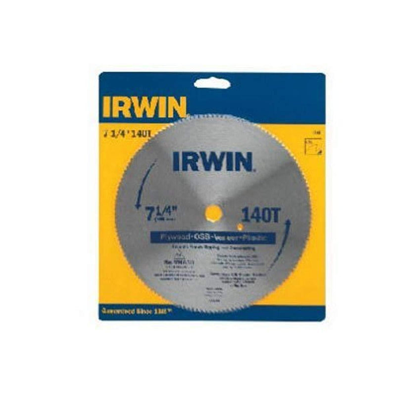 IRWIN Tools Classic Series Steel Corded Circular Saw Blade, 7 1/4-inch, 140T, .087-inch Kerf (11840) - NewNest Australia