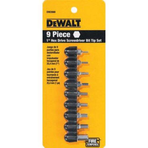 DEWALT Hex Bit Set, 9-Piece (DW2068) - NewNest Australia