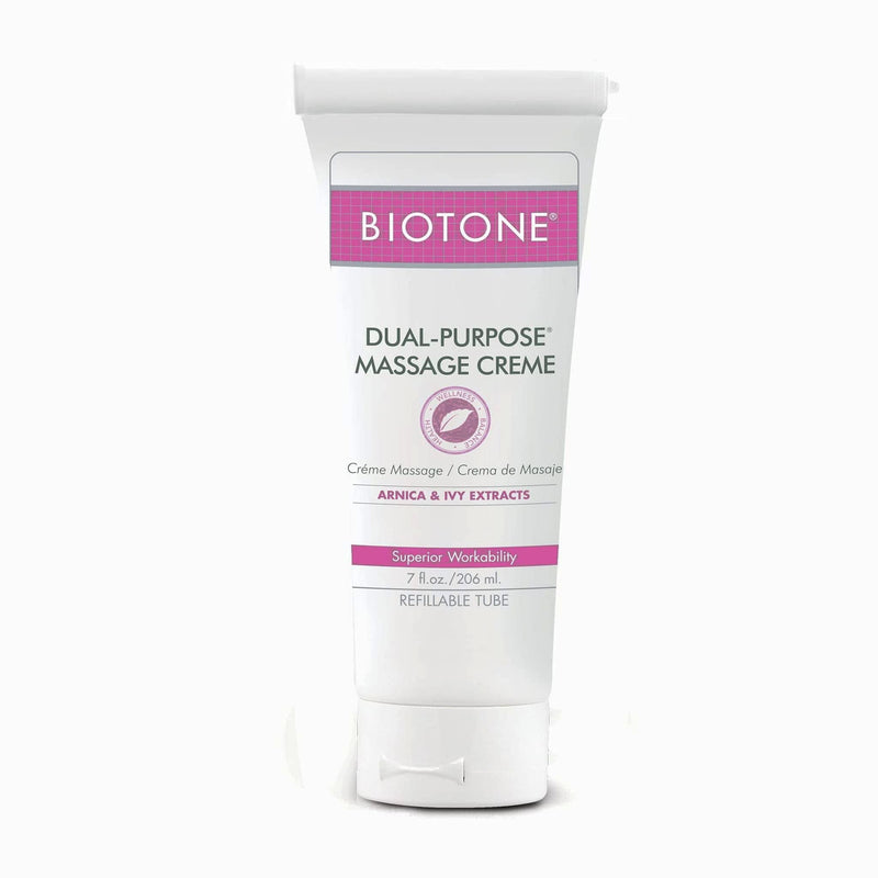 BIOTONE Dual-Purpose Massage Crème with Arnica and Ivy Extracts, Pure Ingredients, Effortless Glide, Luxurious Feel, More Workability, Less Reapplications 7 Fl Oz (Pack of 1) - NewNest Australia