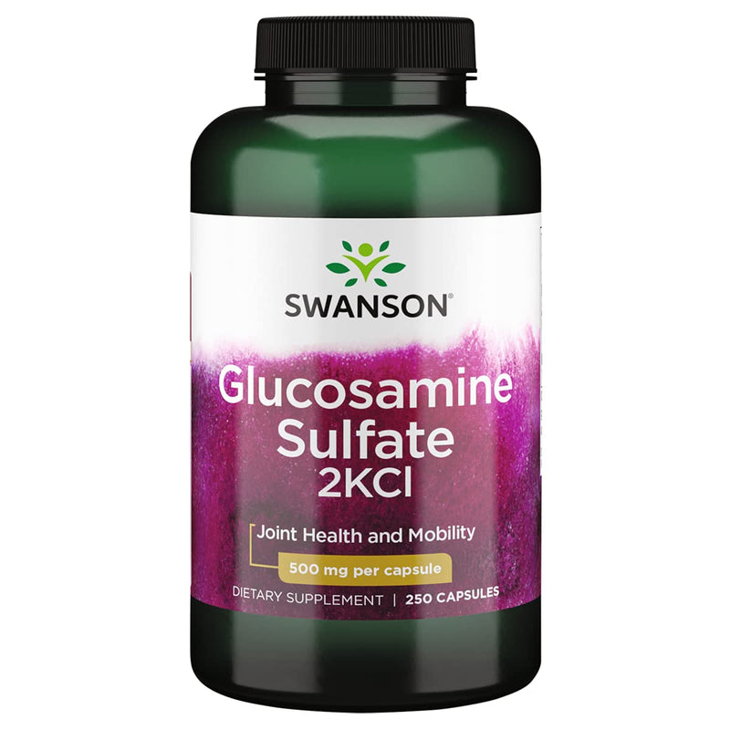Swanson Glucosamine Sulfate 2Kcl 500 Milligrams 250 Capsules 1 - NewNest Australia