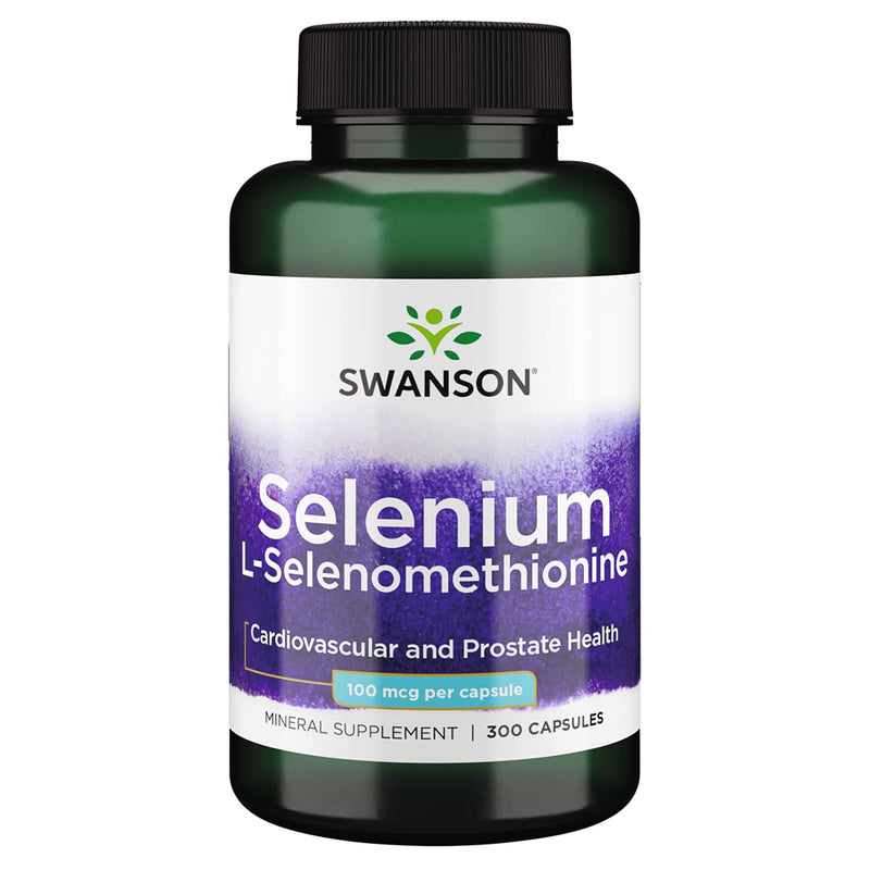 Swanson Selenium (L-Selenomethionine) 100 mcg 300 Capsules - NewNest Australia