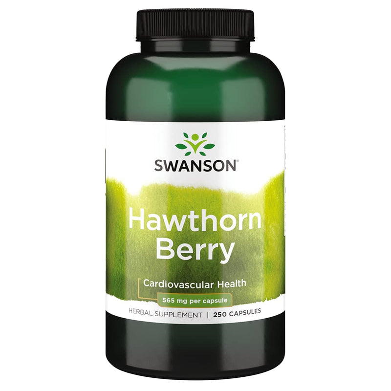 Swanson Premium Hawthorn Berries 250 Caps, 565 mg each 1 - NewNest Australia