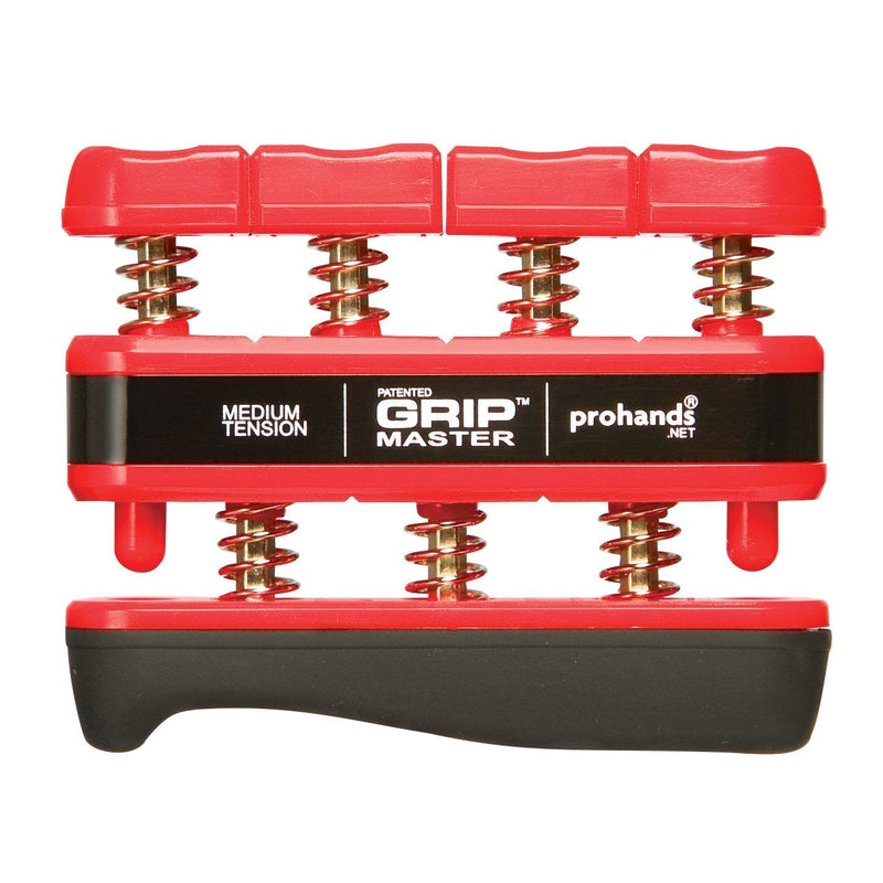 PROHANDS Gripmaster Hand Exerciser, Finger Exerciser (Hand Grip Strengthener), Spring-Loaded, Finger-Piston System, Isolate & Exercise Each Finger 7 lb (Medium Tension) Red - Gripmaster - NewNest Australia