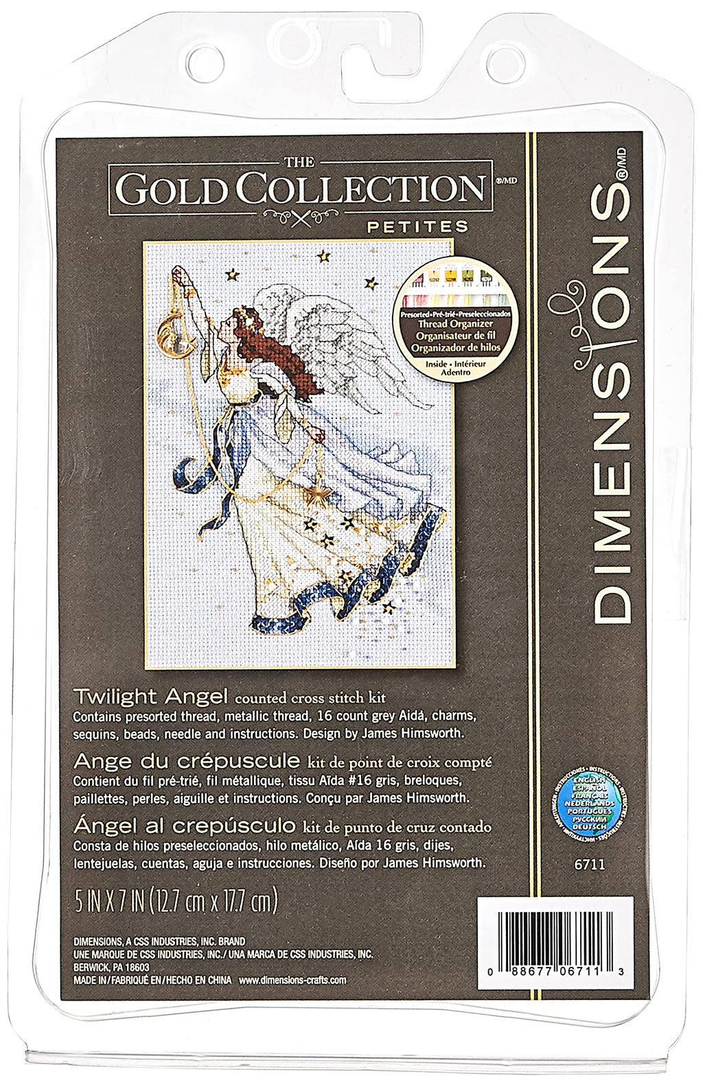 Dimensions Needlecrafts 6711 Counted Cross Stitch, Twilight Angel - NewNest Australia