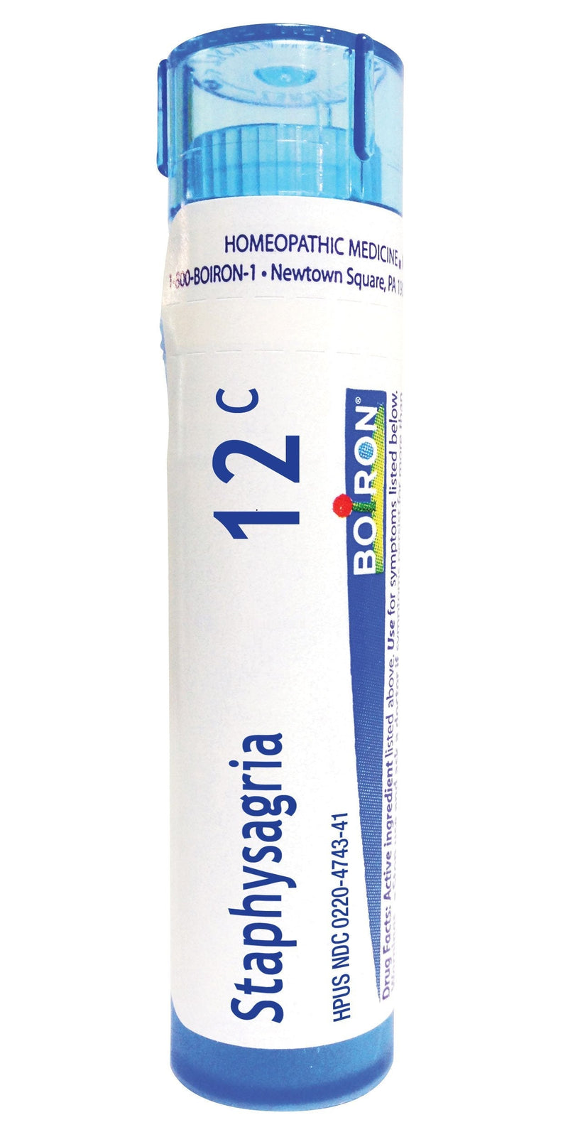 Boiron Staphysagria 12C Homeopathic Medicine for Surgical Wounds - 80 Pellets 1 Count - NewNest Australia