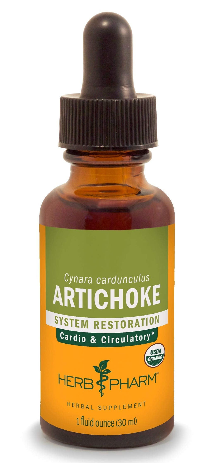 Herb Pharm Certified Organic Artichoke Liquid Extract for Cardiovascular and Circulatory Support - 1 Ounce - NewNest Australia
