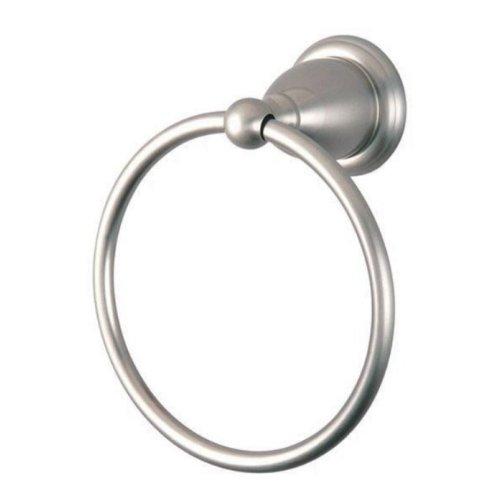 Kingston Brass BA1754SN Towel Ring, 6", Brushed Nickel - NewNest Australia