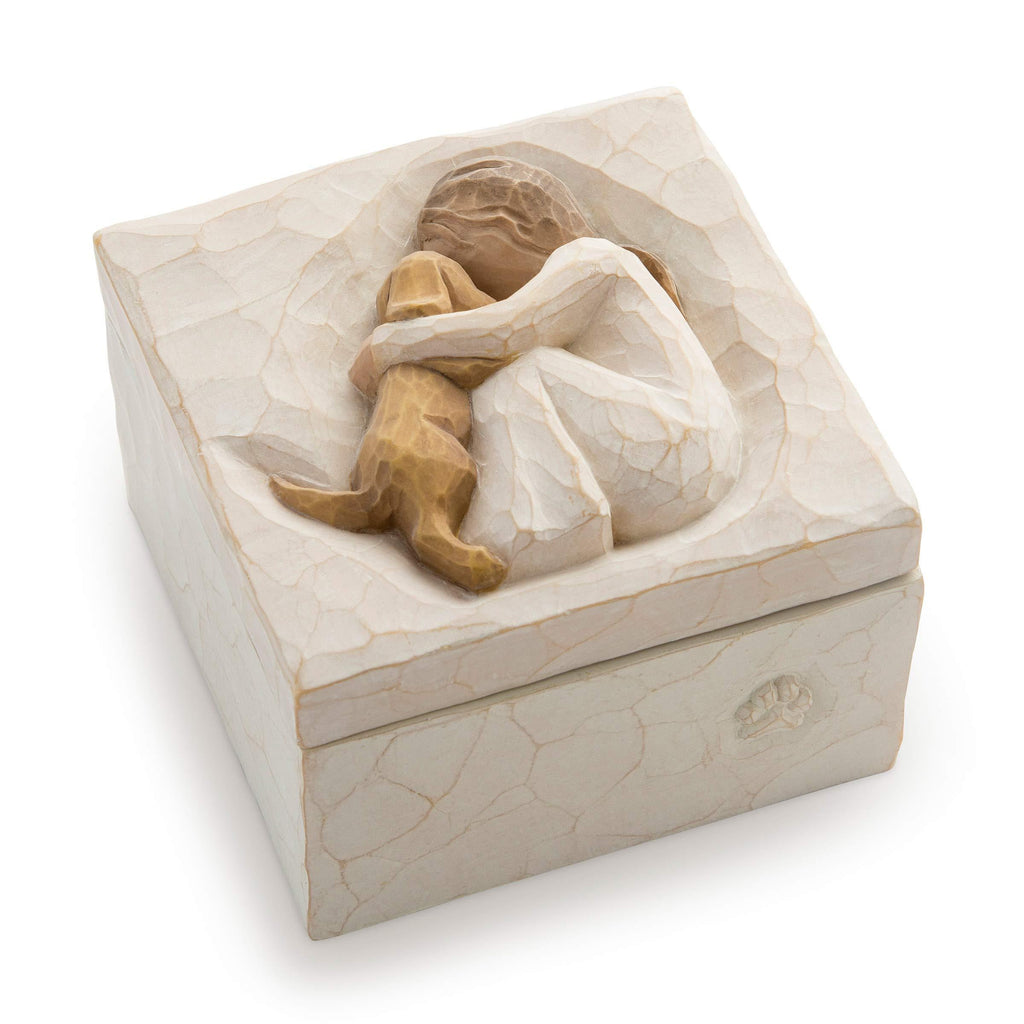 NewNest Australia - Willow Tree True, sculpted hand-painted keepsake box 