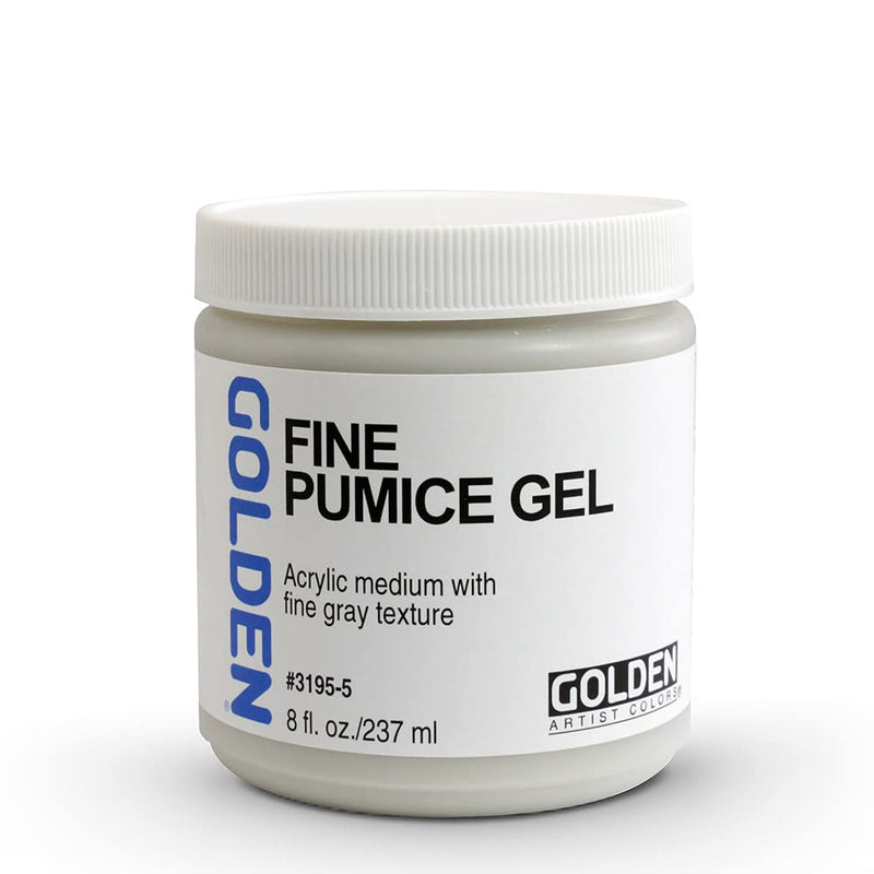 Golden Acryl Med 8 Oz Fine Pumice Gel - White - NewNest Australia