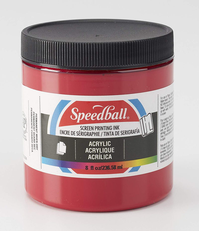 Speedball Acrylic Screen Printing Ink, 8-Ounce, Dark Red - NewNest Australia
